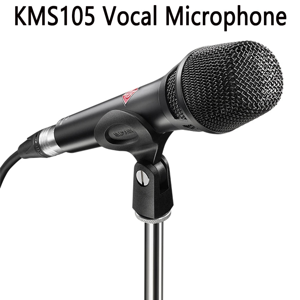 KMS105 Supercardioid Condenser Microphone – Vocal Mic for Audio & Studio Recording