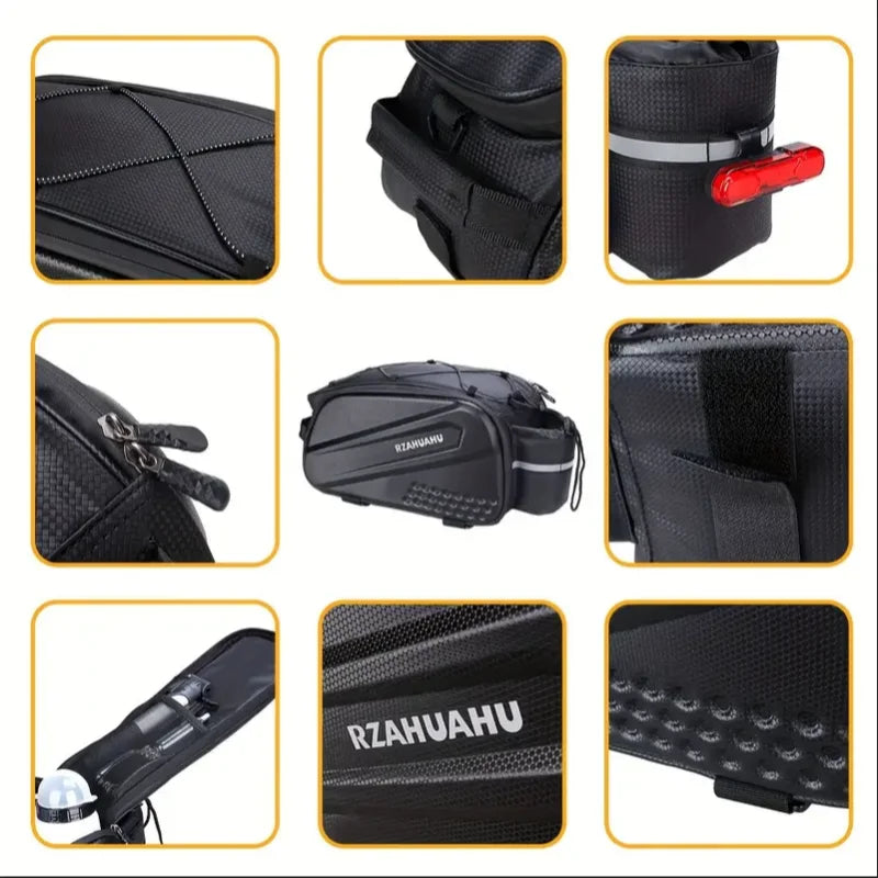 Bicycle Camel Bag – Large Capacity Foldable Rear Seat Bag for Mountain Bikes