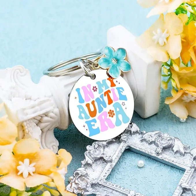 Auntie Keychain Gift – Perfect for Mother’s Day, Birthday, & Christmas from Niece/Nephew