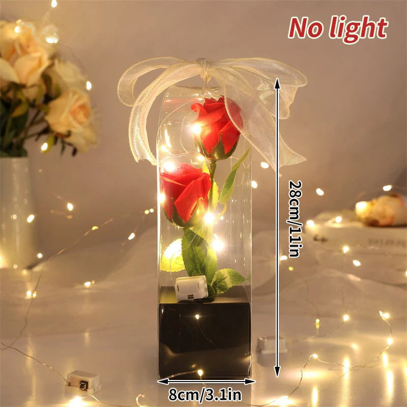 LED Galaxy Rose in Glass – Romantic Gift for Valentine’s & Mother’s Day