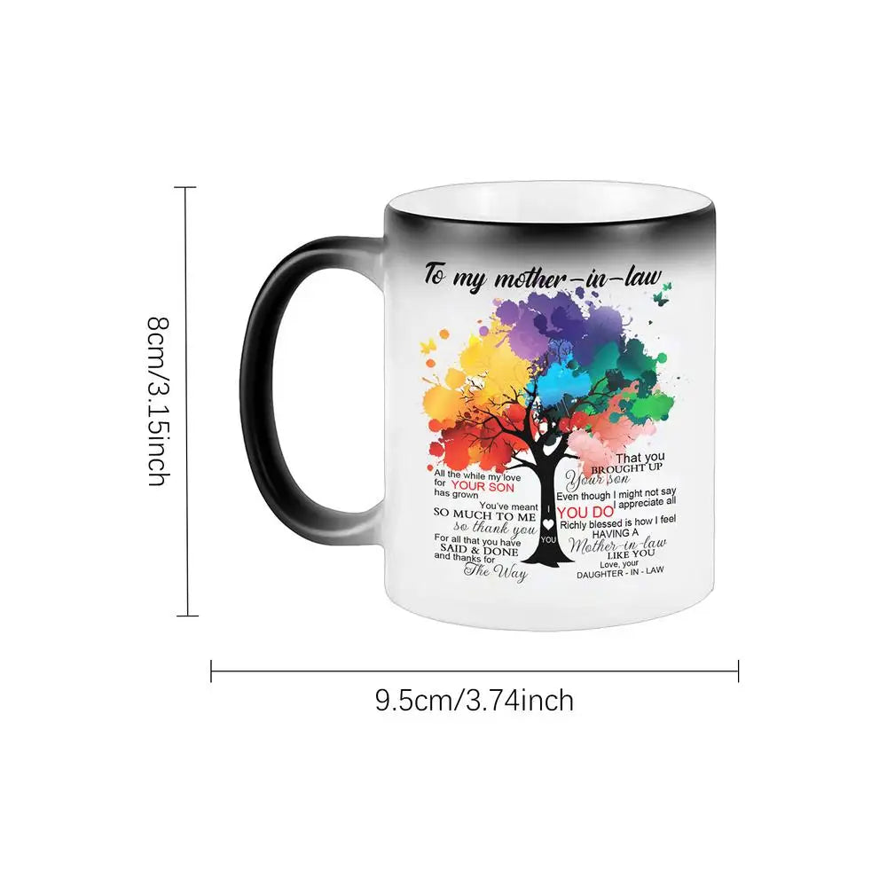 Color-Changing Ceramic Mom Mug – Mother's Day & Birthday Gift