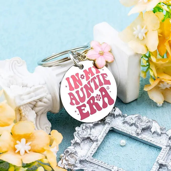 Auntie Keychain Gift – Perfect for Mother’s Day, Birthday, & Christmas from Niece/Nephew