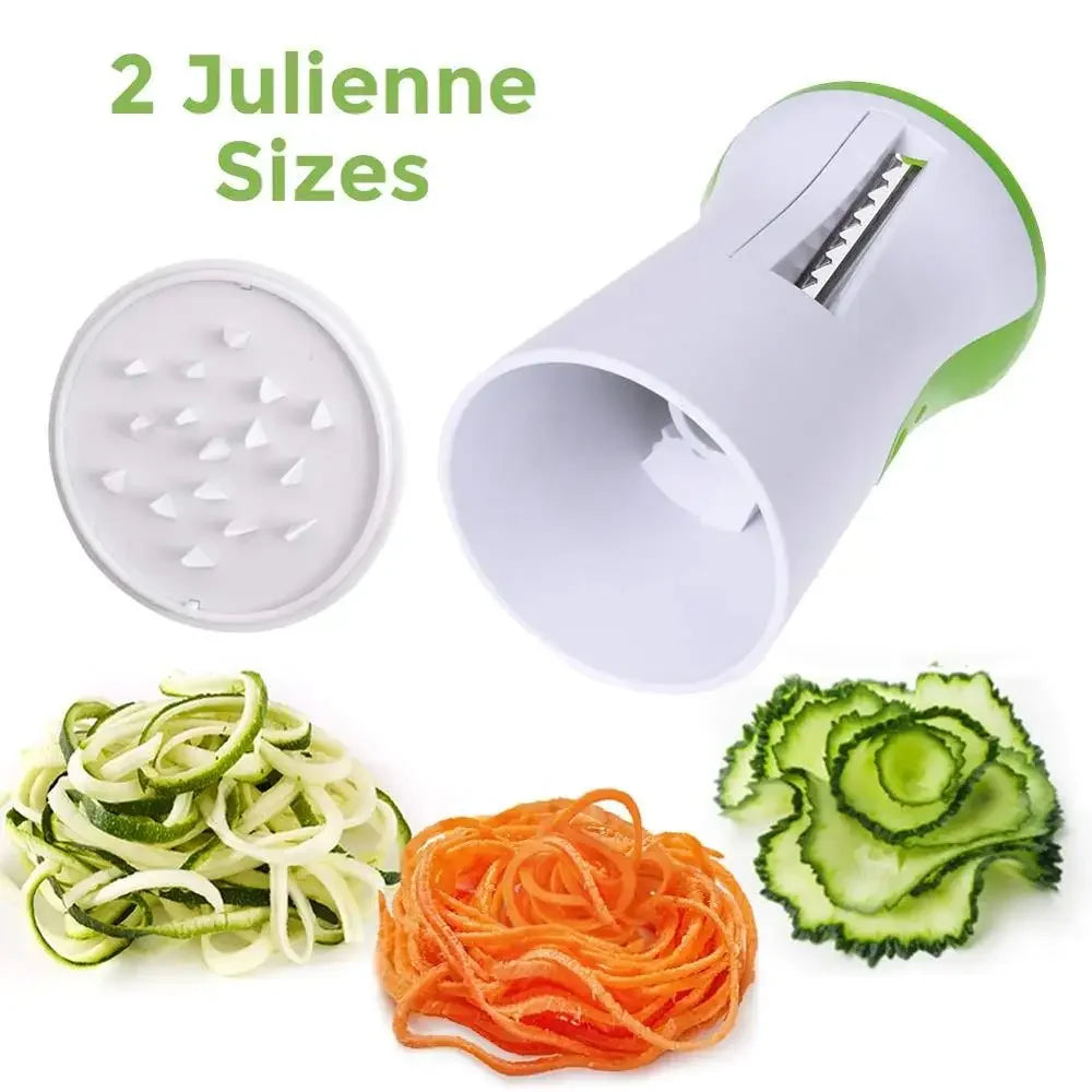 LMETJMA Heavy Duty Spiralizer – Vegetable Slicer & Zucchini Noodle Maker