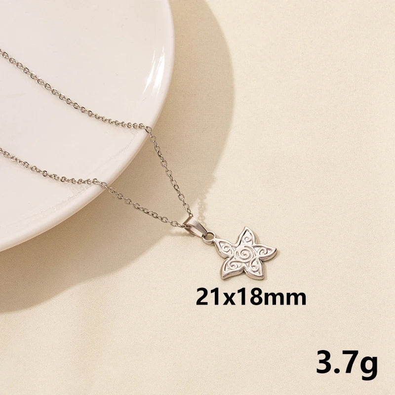 Punk Shark Charm Necklace – Ocean Animal Pendant Choker for Men & Women