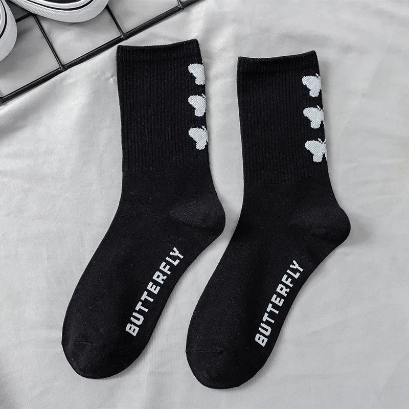 High-Quality Unisex Street Style Cotton Socks – Long Tube Hip-Hop Basketball Socks