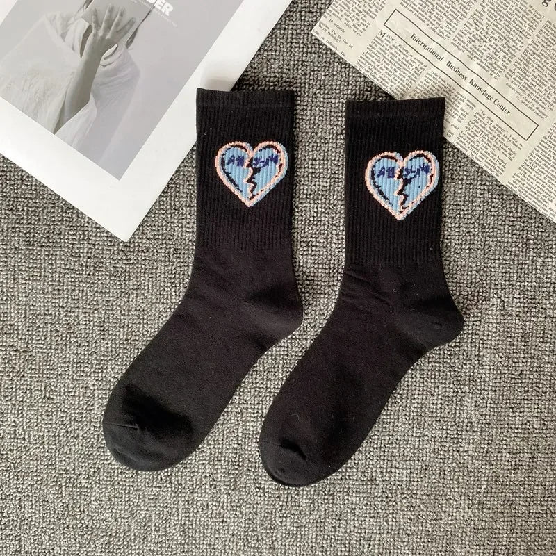 High-Quality Unisex Street Style Cotton Socks – Long Tube Hip-Hop Basketball Socks