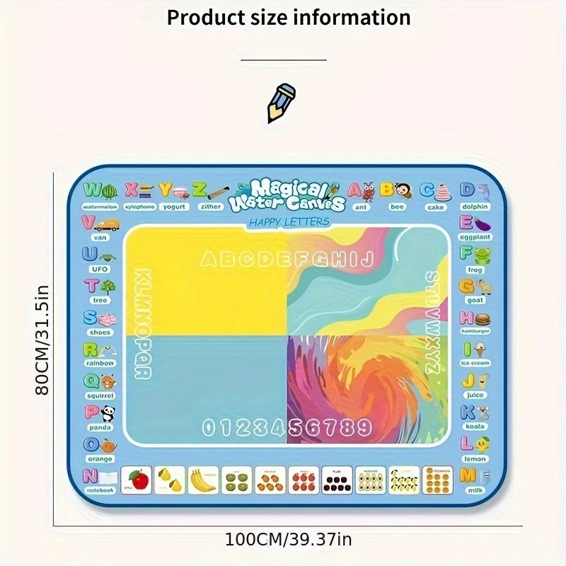 100x80CM Magic Water Drawing Mat for Kids