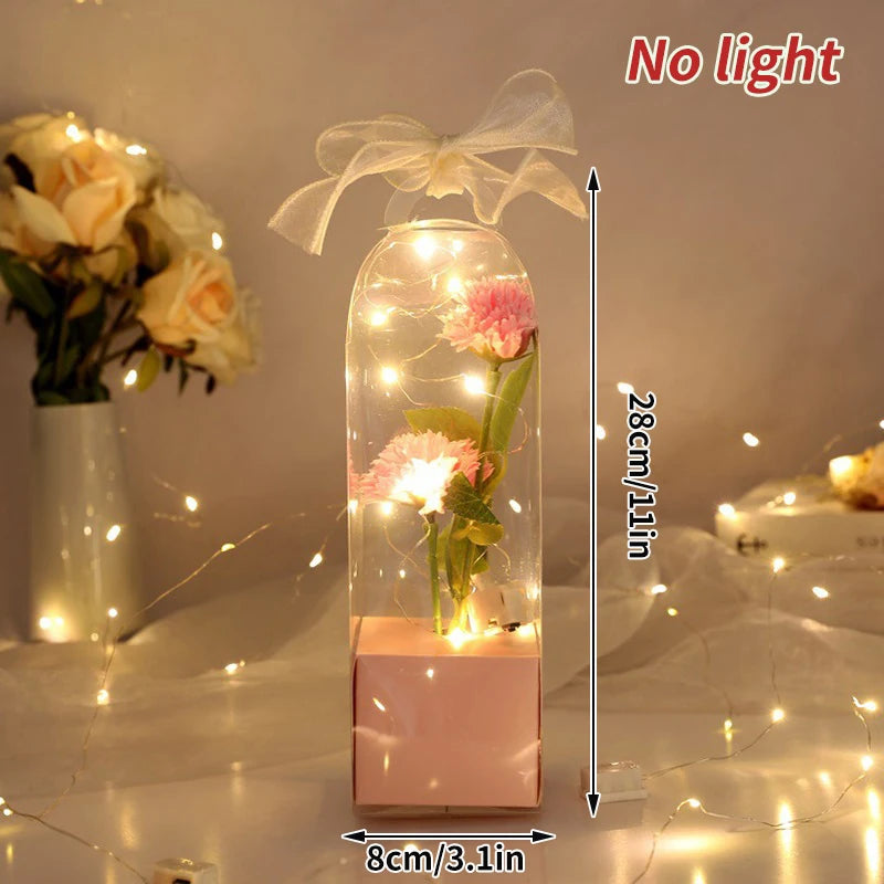 LED Galaxy Rose in Glass – Romantic Gift for Valentine’s & Mother’s Day