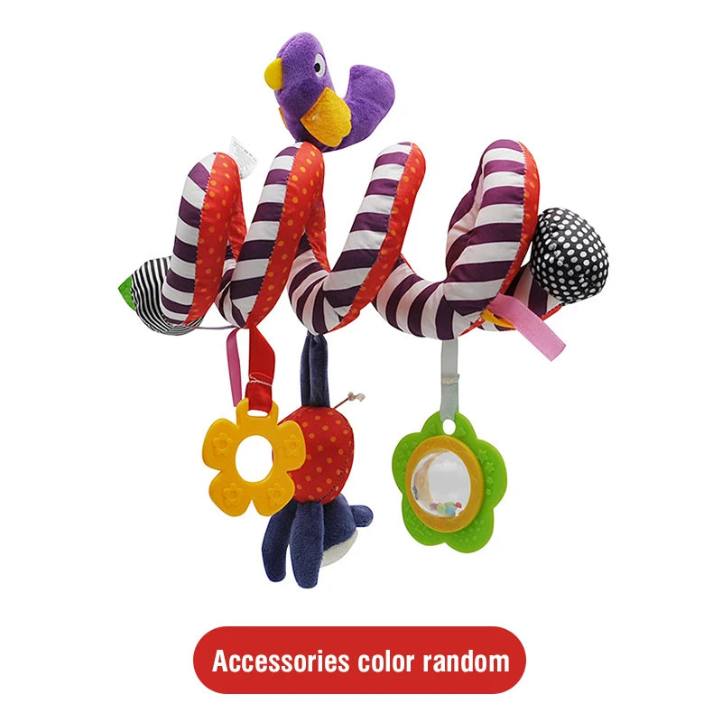 Plush Hanging Car Seat & Stroller Toys for Babies (0–12 Months)