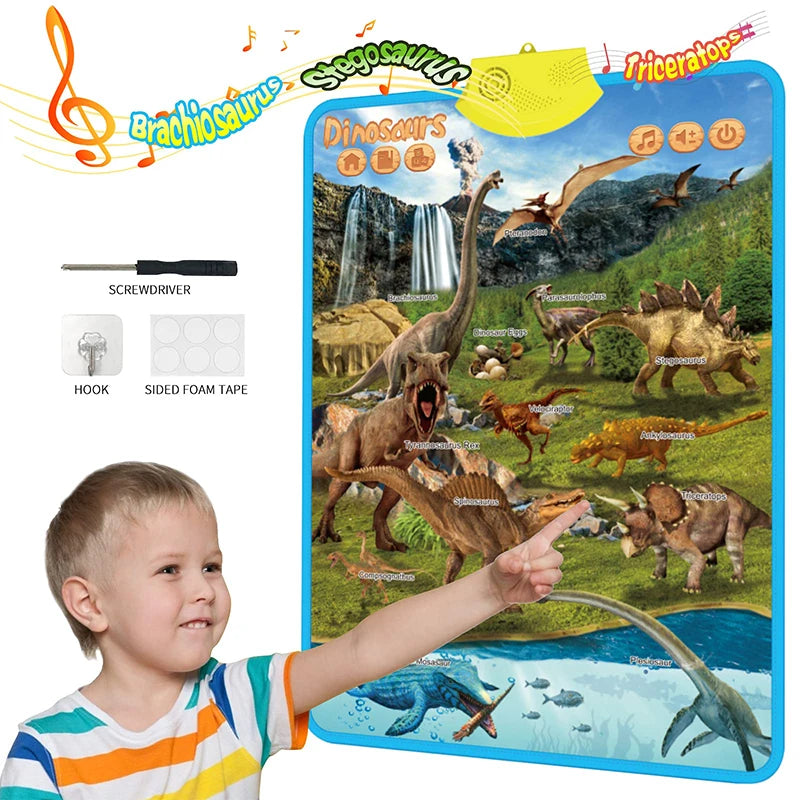 Electronic ABC Alphabet Wall Chart – Talking Music Poster for Toddler Learning