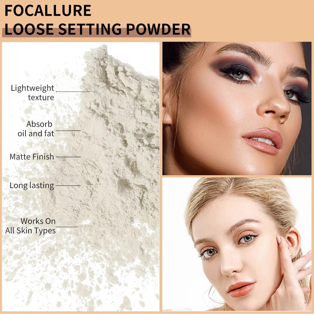 Banana Loose Powder – Pore-Reducing, Long-Lasting Matte Makeup