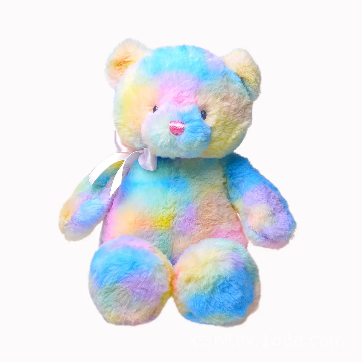 35cm Colorful Teddy Bear Plush Toy – Cute Gift for Kids, Friends & Lovers