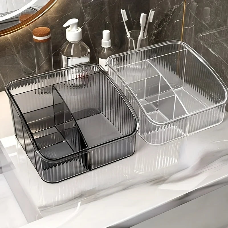 Cosmetics Storage Box – Desktop Organizer for Skincare & Makeup