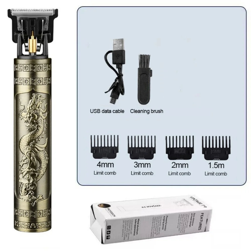 T9 Electric Hair & Beard Trimmer – Professional Grooming Clipper for Men