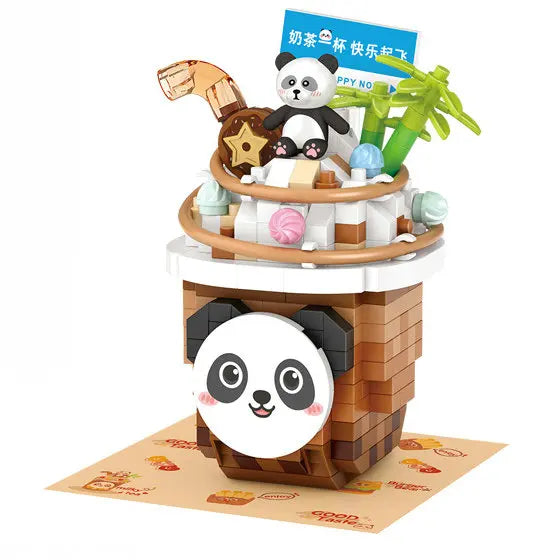 House Building Blocks Dessert Store Street View Snack Street Children's Toys Boys and Girls Gifts Compatible With Lego