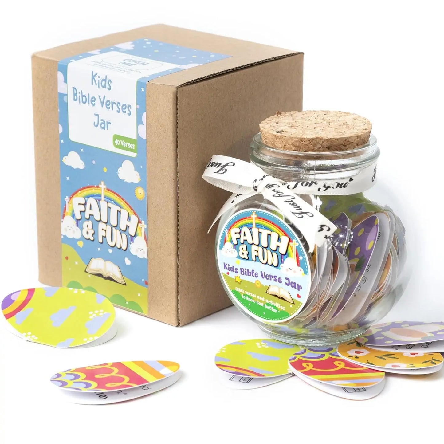 Bible Verse Jar – Perfect Gift for Mother’s Day, Birthday, Easter, & Graduation