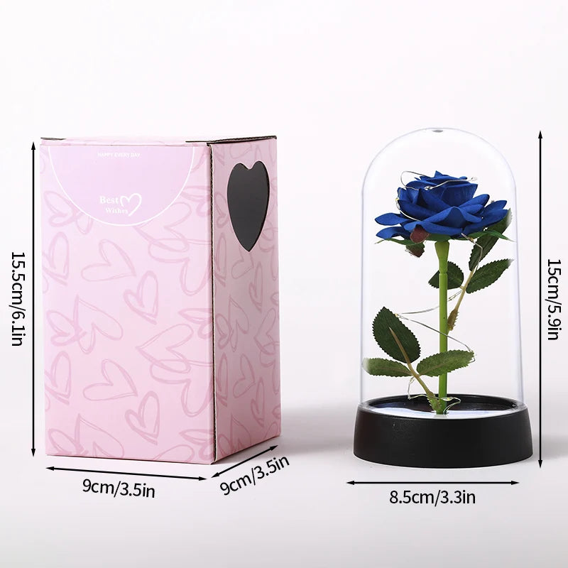LED Galaxy Rose in Glass – Romantic Gift for Valentine’s & Mother’s Day
