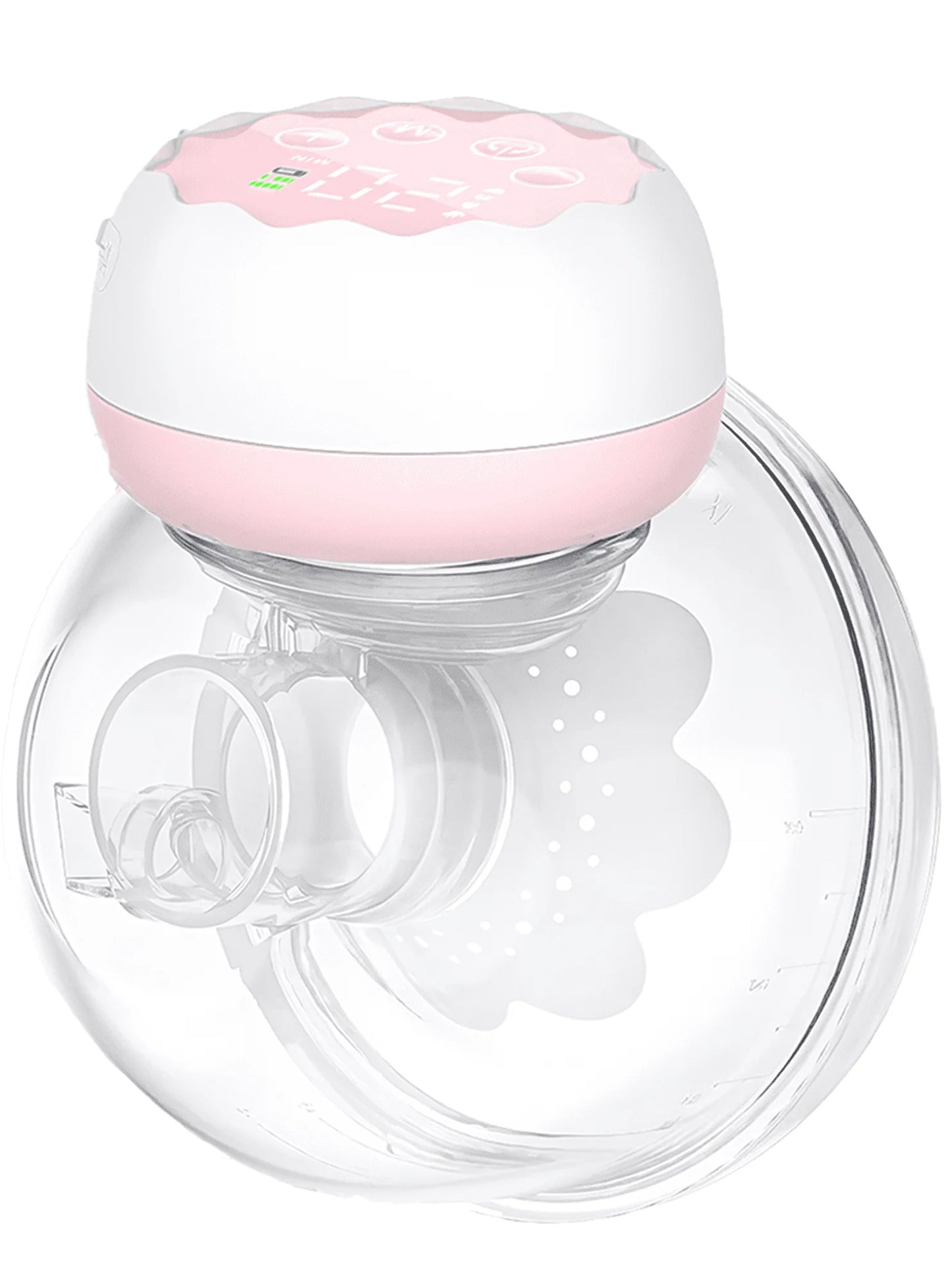Electric Breast Pump, Wearable Hands-Free Breast Pumps with 3 Modes, 9 Levels, Pink