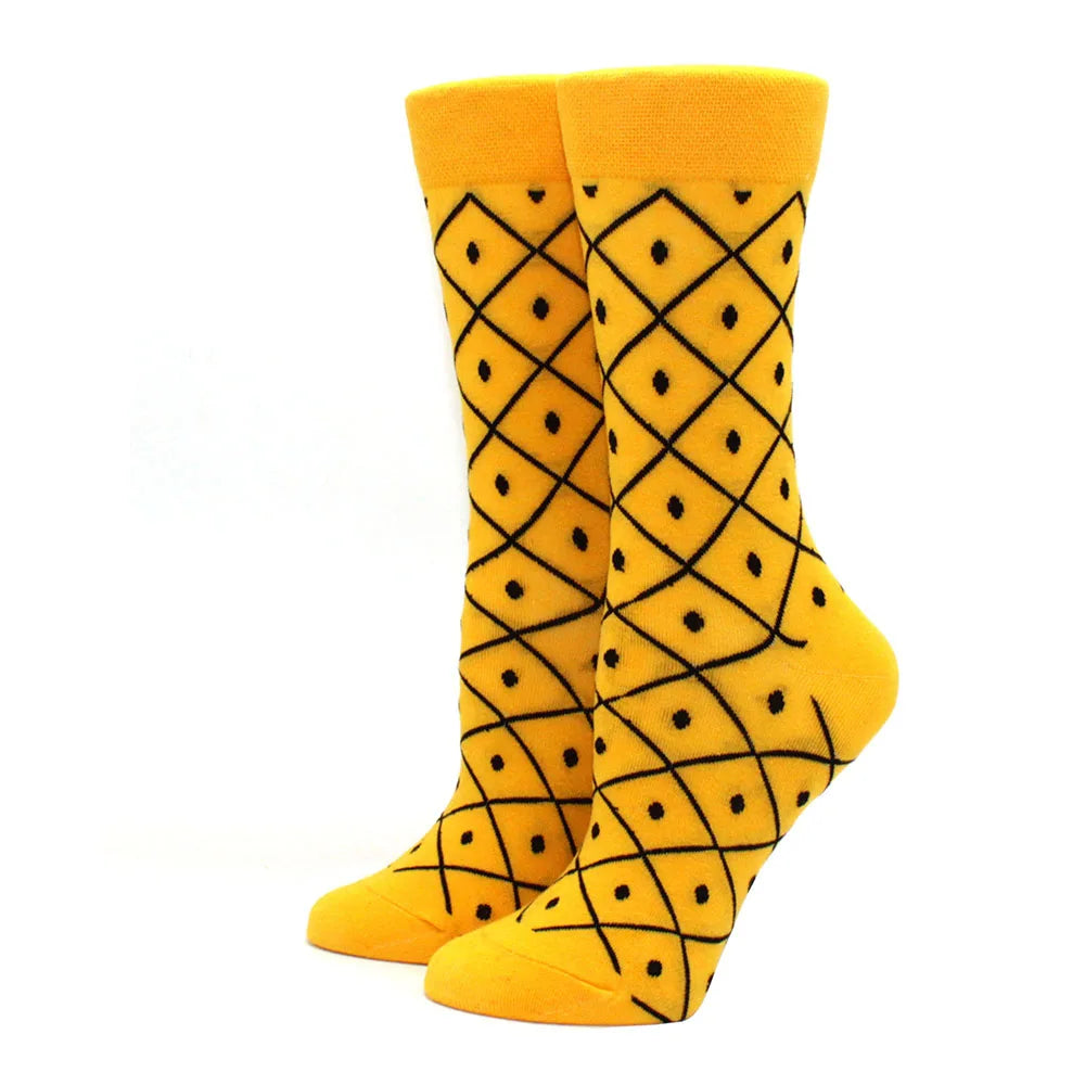 Women's Funny Food Print Socks – Cute Avocado & Sushi Cotton Harajuku Style