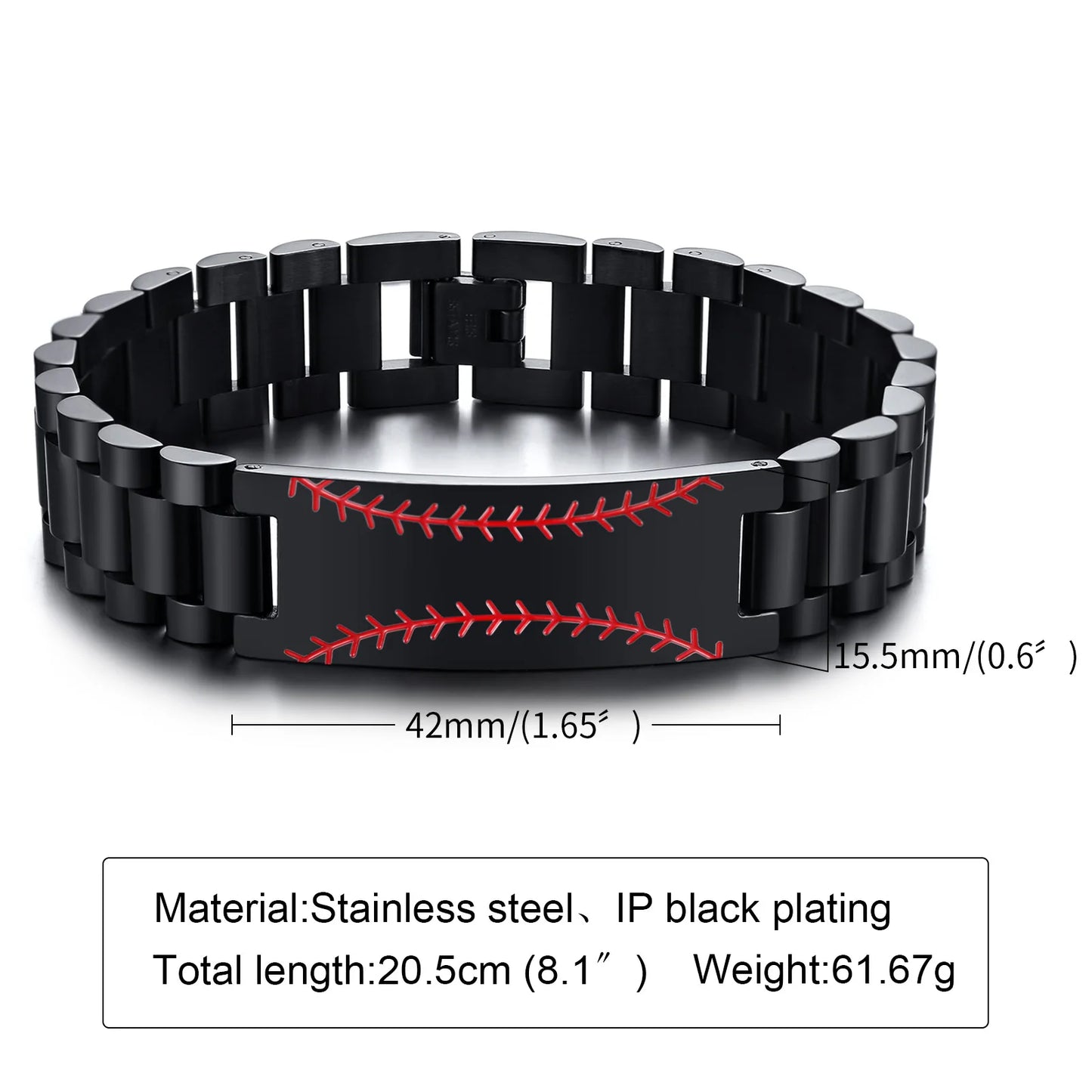 Luxury Metal ID Bracelet – Personalized Oyster Style Engraved Band for Him