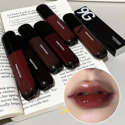 Red Brown Mirror Lip Glaze – Hydrating, Non-Stick, High-Pigment Lip Tint
