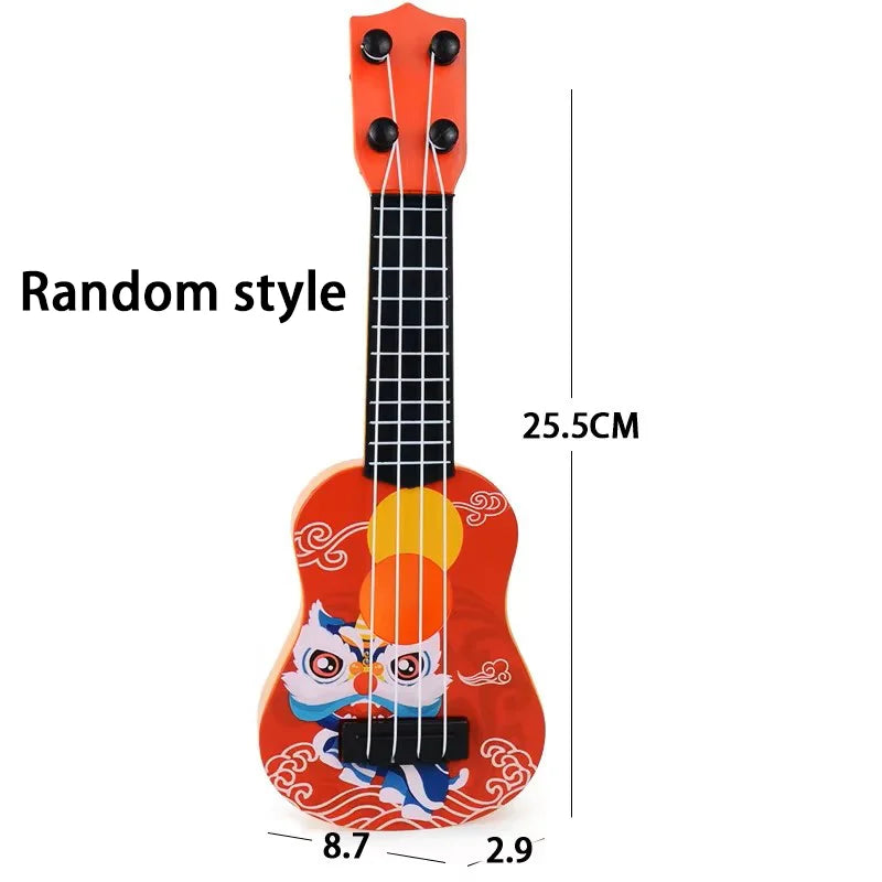 Mini 4-String Classical Ukulele Guitar Toy – Beginner Instrument for Kids