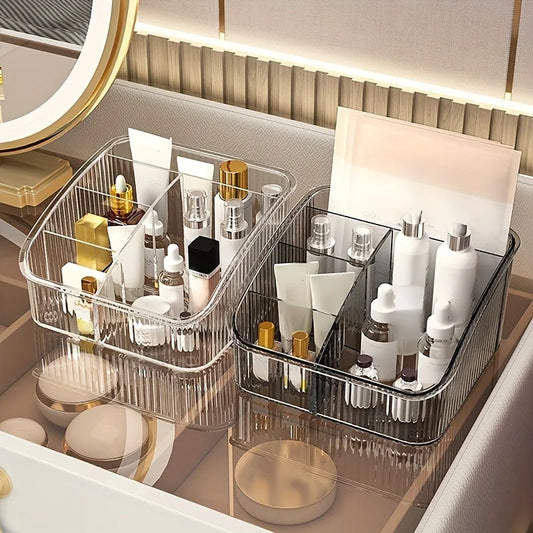Cosmetics Storage Box – Desktop Organizer for Skincare & Makeup