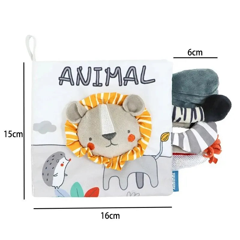 Cloth Baby Sensory Book – Plush Educational Toy for Early Literacy & Development