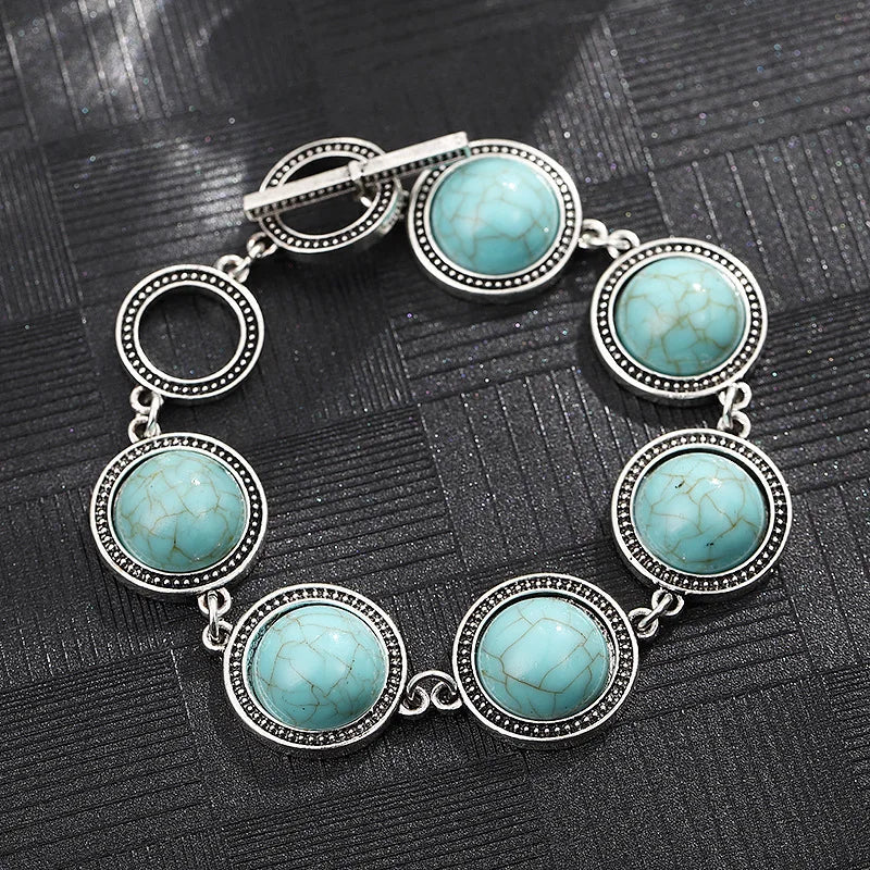 Bohemian White Pearl Bracelet – Vintage Silver Adjustable Ethnic Jewelry for Women
