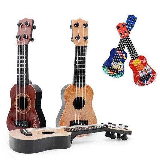 Mini 4-String Classical Ukulele Guitar Toy – Beginner Instrument for Kids