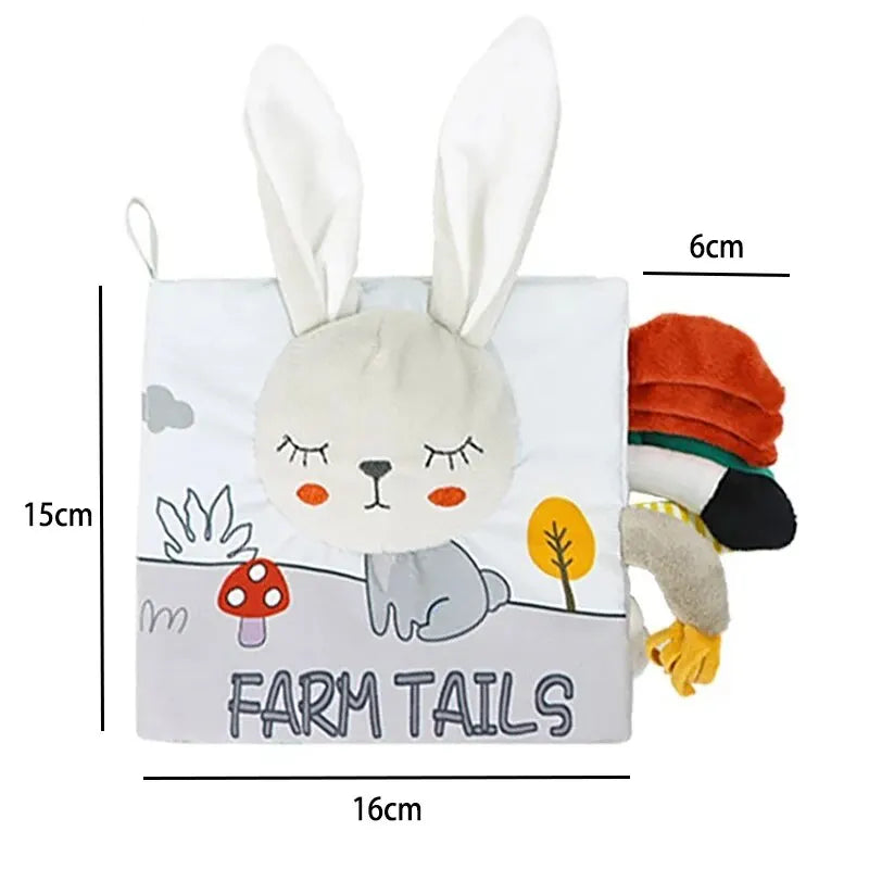 Cloth Baby Sensory Book – Plush Educational Toy for Early Literacy & Development