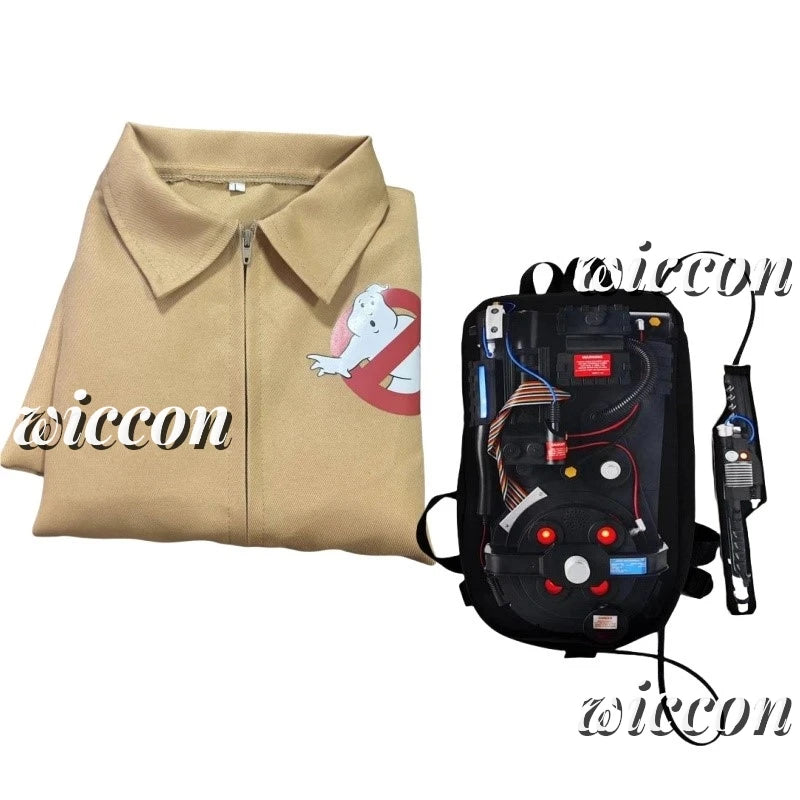 Ghost Busters Cosplay Anime Figure Halloween Costumes for Men Adult Kids Ghost Busters Weaponry Jumpsuits Carnival Suits Clothes