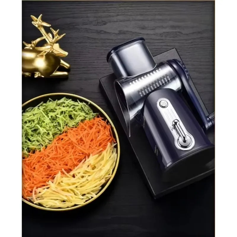 Manual Drum Grater – Multifunction Vegetable Slicer & Cheese Shredder