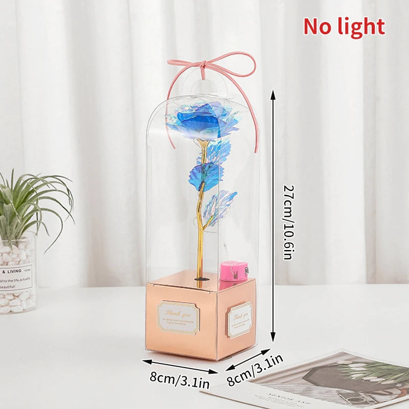 LED Galaxy Rose in Glass – Romantic Gift for Valentine’s & Mother’s Day