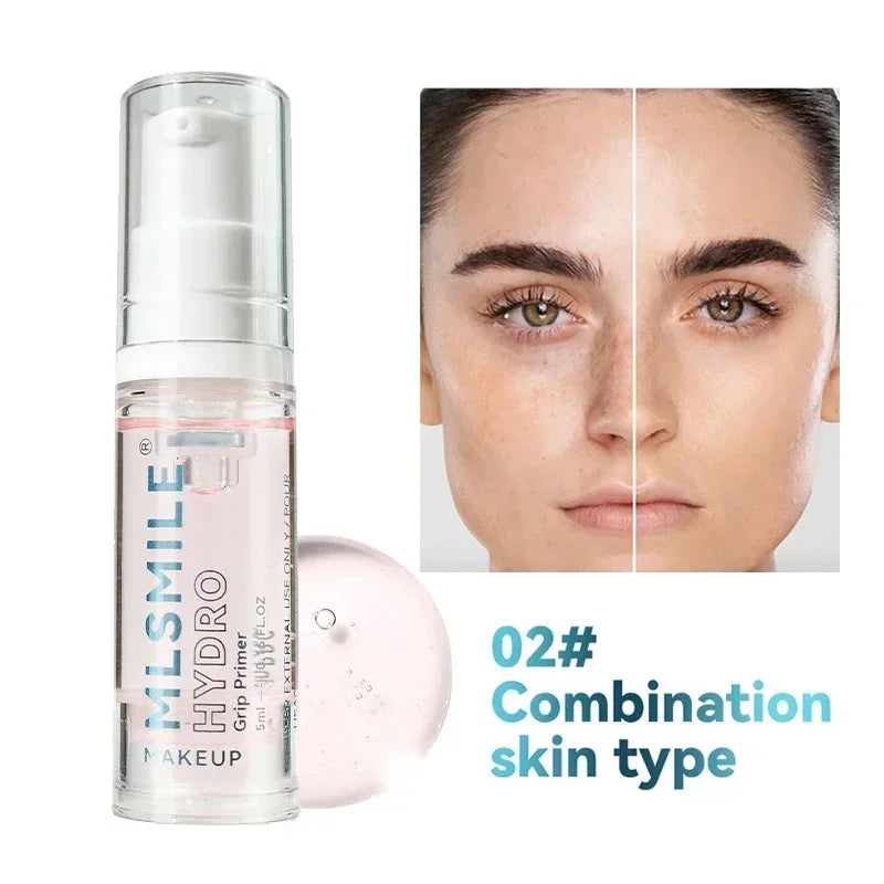 Long-Lasting Moisturizing Face Primer Gel – Clear, Pore-Minimizing with Hyaluronic Acid