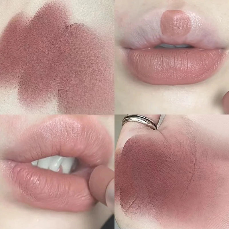 Waterproof Velvet Matte Lipstick – Long-Lasting Nude Coffee Tint