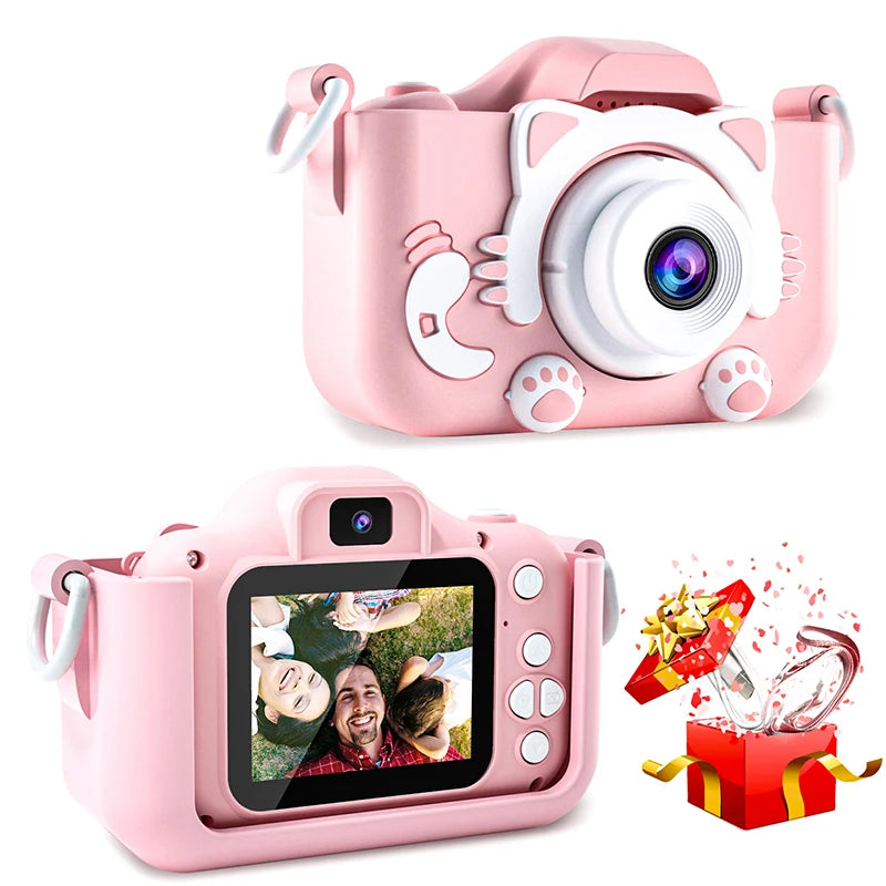 Kids 1080P HD Digital Camera – 2.0-inch Toddler Camera with Silicone Case