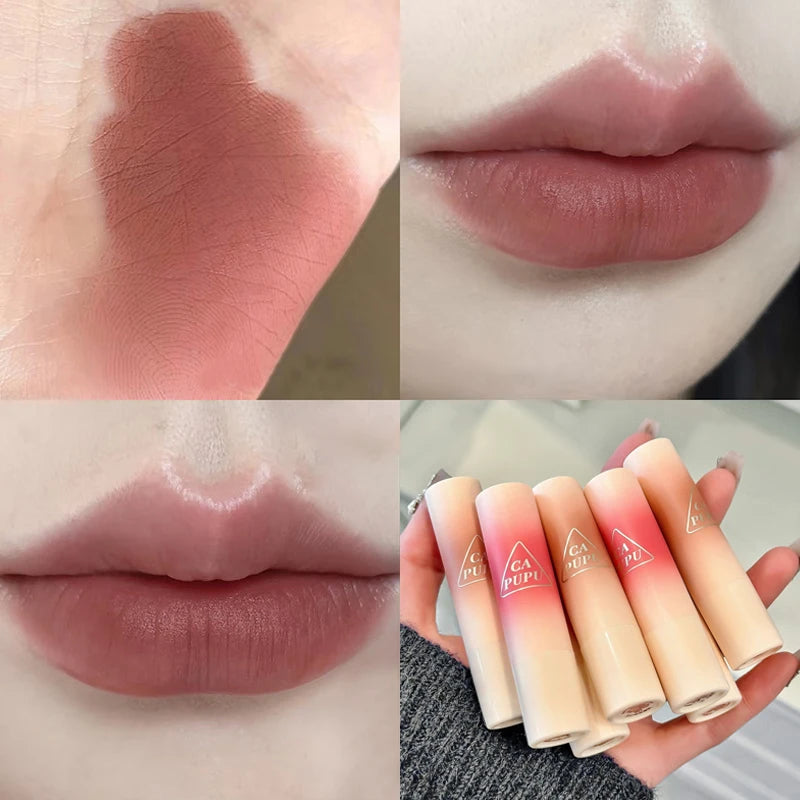 Waterproof Velvet Matte Lipstick – Long-Lasting Nude Coffee Tint