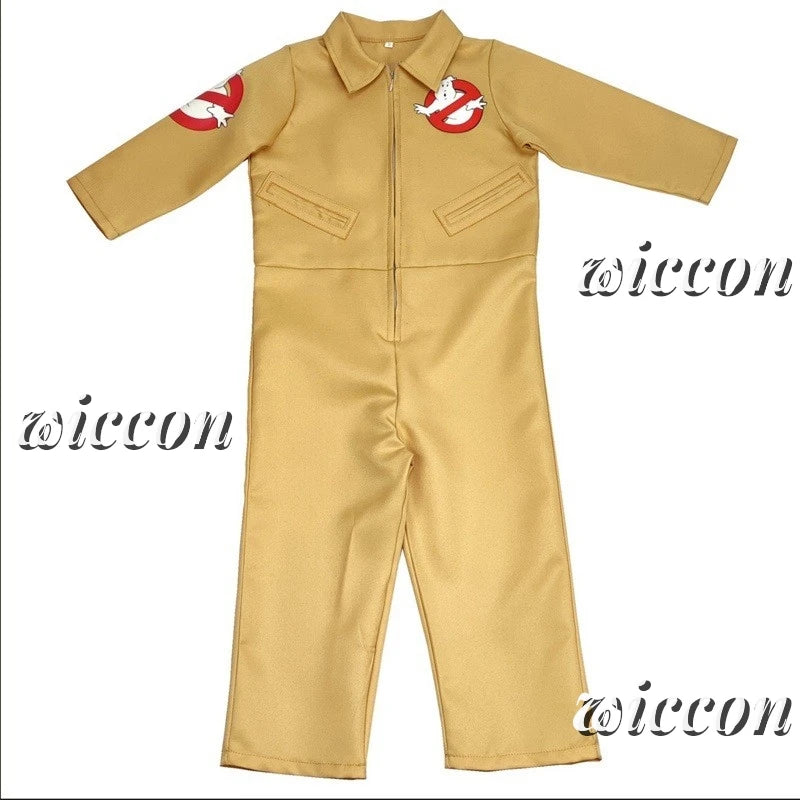 Ghost Busters Cosplay Anime Figure Halloween Costumes for Men Adult Kids Ghost Busters Weaponry Jumpsuits Carnival Suits Clothes