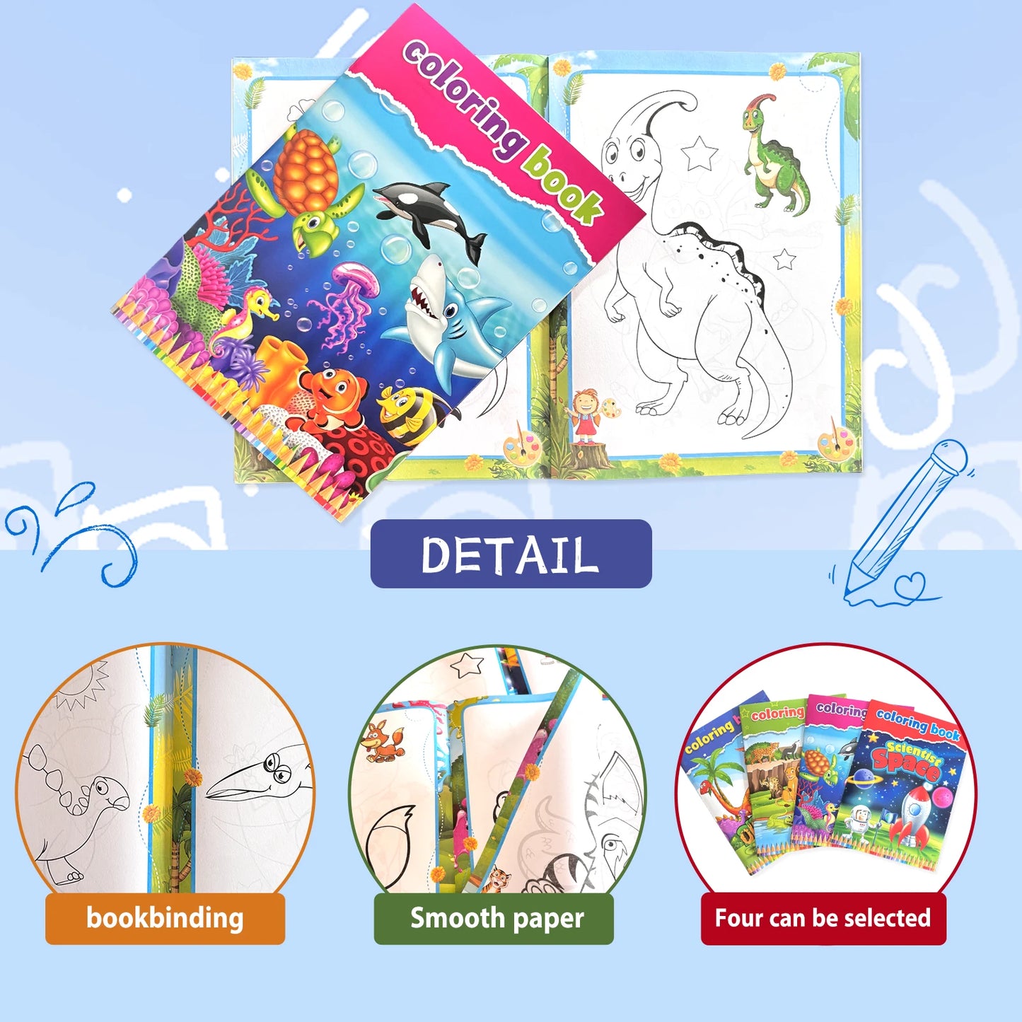 Kids Coloring & Drawing Book – Educational Graffiti Art Toy for Focus & Creativity
