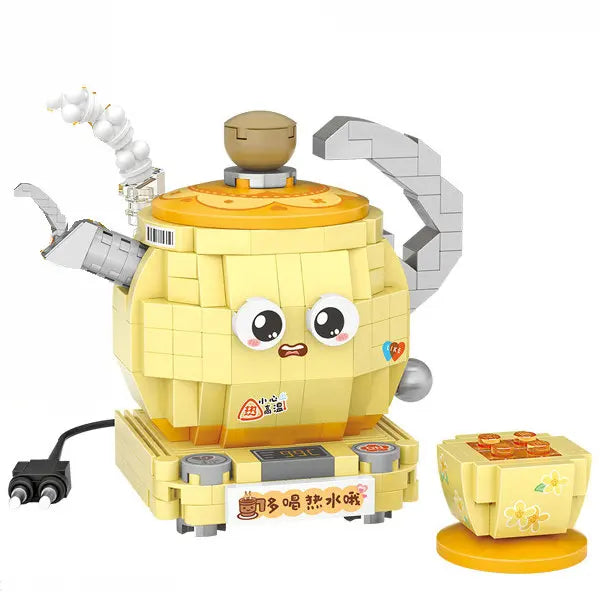 House Building Blocks Dessert Store Street View Snack Street Children's Toys Boys and Girls Gifts Compatible With Lego