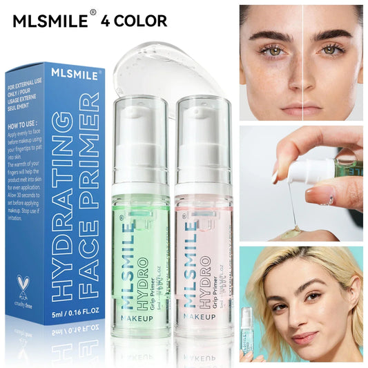 Long-Lasting Moisturizing Face Primer Gel – Clear, Pore-Minimizing with Hyaluronic Acid
