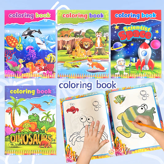 Kids Coloring & Drawing Book – Educational Graffiti Art Toy for Focus & Creativity