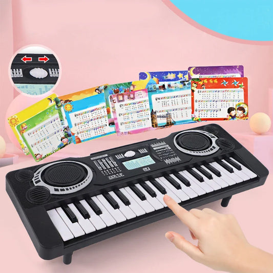 37-Key Children's Electronic Piano – Portable Educational Musical Toy