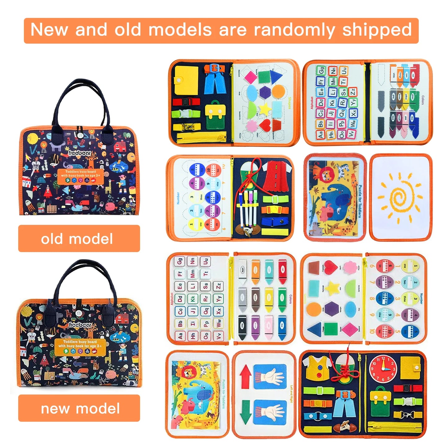 Montessori Busy Board – Sensory Educational Toy for Kids 3-6, Fine Motor Skills Development