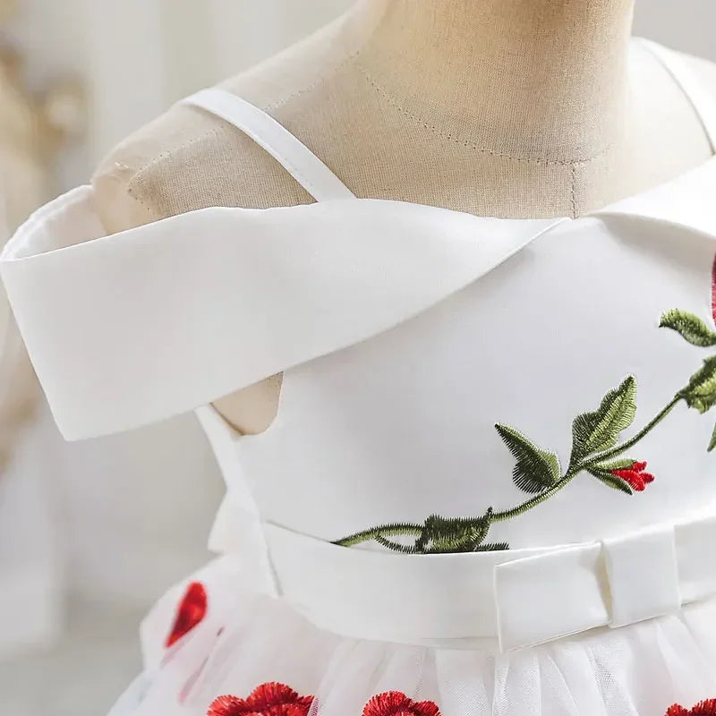 Summer Flower Girl Dresses for Weddings Formal Party Dress for Kids Girl Sleeveless Children Girls Party Dress 3-10 Years