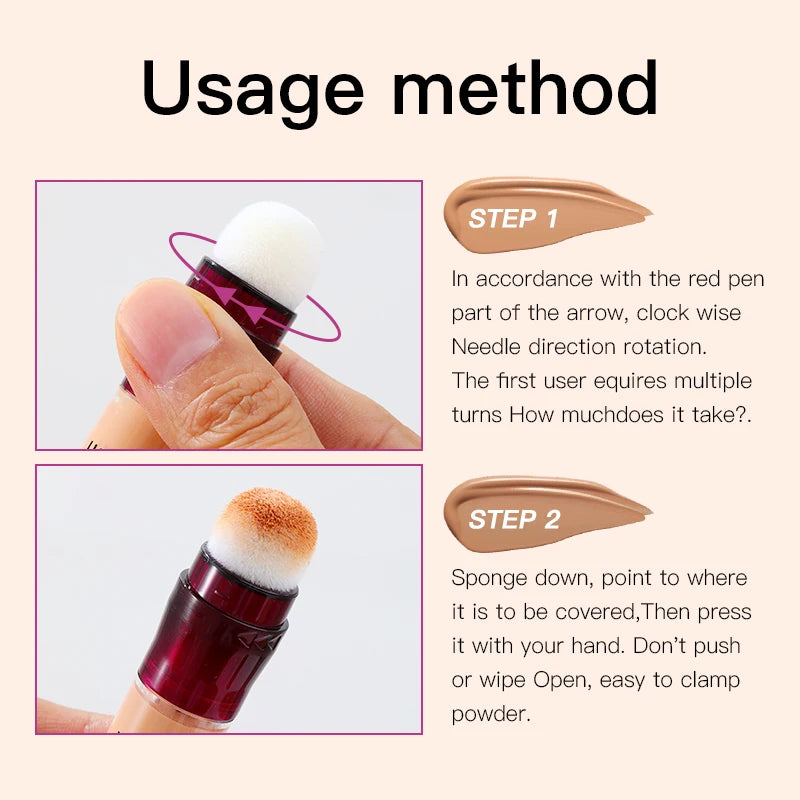 USHAS 12-Color Liquid Concealer – Moisturizing, Lightweight, Long-Lasting