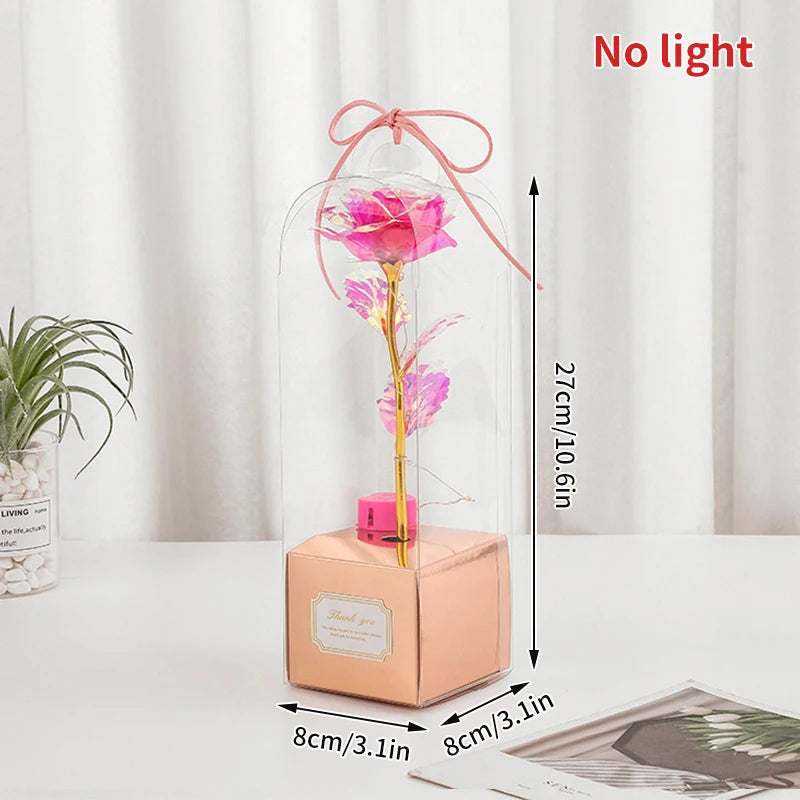 LED Galaxy Rose in Glass – Romantic Gift for Valentine’s & Mother’s Day