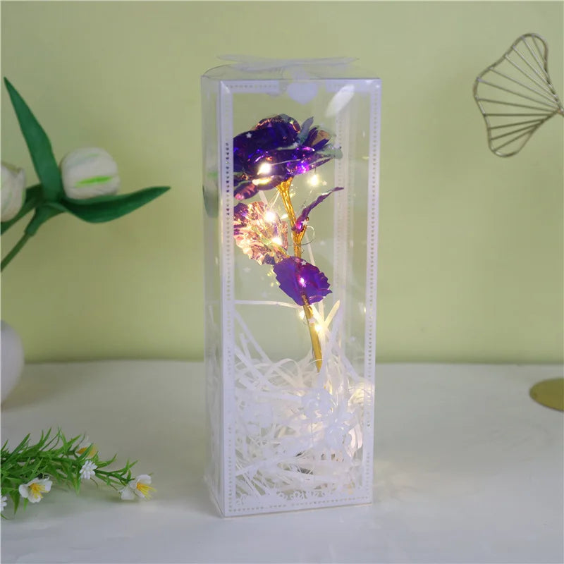 LED Galaxy Rose in Glass – Romantic Gift for Valentine’s & Mother’s Day