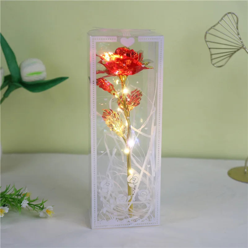 LED Galaxy Rose in Glass – Romantic Gift for Valentine’s & Mother’s Day
